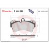 Sada brzdových platničiek, vždy 4 kusy v sade BREMBO P 85 065 (P85065)