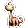 Pískacia koženková nášivka Koženková pískacia nášivka Dinosaurus 11 Velkost: PÍSKLE! veľké