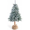 HOMEDE Umelý vianočný stromček PEARL na kmeni zelený/biely, veľkosť 120