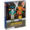 Petit Collage Magnetické puzzle - Superhrdinovia - poškodený obal