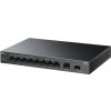 Switch TP-Link LS1210GP 1x GLAN, 8x GLAN s PoE+, 1x SFP, 61W