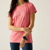 2026 Akcia Regatta nová kolekcia: Dámske funkčné tričko Women´s Fingal RWT370 peach pink 44