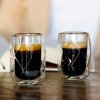 VIALLI DESIGN Geo 100 ml 2 ks - dvojstenné espresso poháre