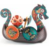 Djeco Djeco Arty Toys figúrka Viking Drak Barbarious na lodi