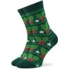Rainbow Socks Súprava 3 párov vysokých ponožiek unisex Xmas Balls Zelená Materiál - bavlna 24_46_MIX