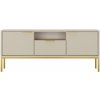 TV komoda 135 AUSTIN kašmír/ zlatá
