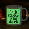 Hrnček svietiaci v tme 325ml s vlastnou potlačou (Fluorescenčný hrnček s originálnym efektom žiariacim po zhasnutí svetla)