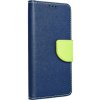 Kryt Fancy Book Xiaomi Redmi Note 10 5G / POCO M3 Pro / POCO M3 Pro 5G tmavomodrý / žltý limetkový