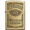 Zapaľovač Zippo 24146 Jack Daniel's® Label - Brass Emblem