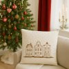 EVENIT Vianočná žinilková obliečka Chenille 4118 Bavlna/Acryl/Pes 45x45 cm