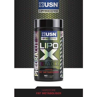 USN Lipo X black phedra cut 80 kapsúl