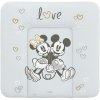 CEBA Podložka prebaľovacia mäkká na komodu (75x72) Disney Minnie & Mickey Grey