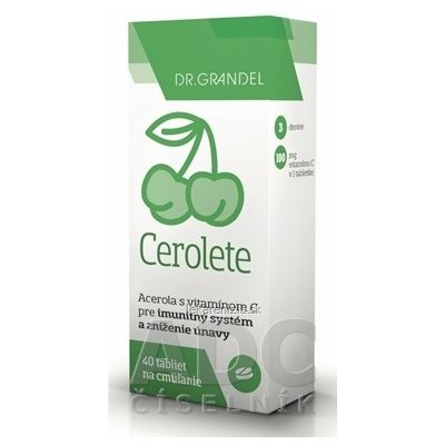 Dr.Grandel Cerolete tablety na cmúľanie 40 ks