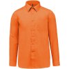 Kariban Košile Jofrey K545, dlouhý rukáv COT20K54523505-orange 2XL Oranžová