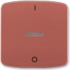 ABB, s.r.o. Tango - 3558A-A655 R2 - Kryt spínača s potlačou 2, 2S; vresová červená