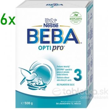 BEBA 3 OptiPro 6 x 500 g