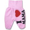 BABY´S WEAR Kojenecké polodupačky Mama ružové