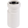 OSMA HT odpadová / kanalizačná redukcia nesúosá dlhá DN 40/32 - dĺžka 45 mm - HTR - biela
