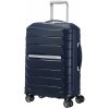 Samsonite Kufor, cestovný kufor na kolieskach, palubná veľkosť Samsonite Flux SPINNER 55/20 EXP Navy Blue 41 (1598)