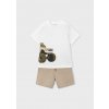 Set - tričko s potlačou a kraťasy Mayoral - 2603605041-ihneď