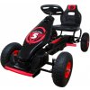 mamido Go-kart G8 v červenom prevedení, detský go-kart s nafukovacími kolesami