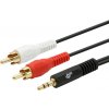 TB Touch Cable 3,5mm Mini Jack -2x RCA M/M 2,5m AKTBXAJ2RCA250B