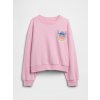 GAP Detská mikina Gap × Lilo & Stitch oversize Ružová XS