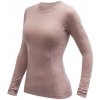 SENSOR Merino Air dámske tričko dl.rukáv Dusty Pink - S