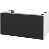 Dreja Doplnková skrinka pod dosku DSD SZZ2 80 (výška 40 cm) - N01 Biela lesk / N03 Graphite
