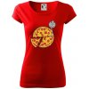 Pizza DJ - Dámske tričko Pure - M ( Červená )