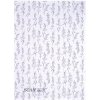 SCAN QUILT Kuchynské utierky Dekoro 8394 levanduľa Bavlna 50x70 cm