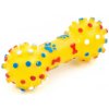 JK ANIMALS Vinylová činka s bodlinami, pískacia hračka pre psov, 12 cm