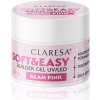 Claresa UV/LED gél na nechty Soft & Easy Builder gel GLAM PINK 45 g