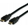 VALUE HS HDMI kábel s Eth, Ultra-HD (18G), HDMI M-HDMI M, západky, čierny, 10m