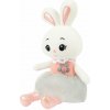 Kruzzel 26761 Měkký plyšový králíček 45 cm, bílý