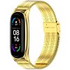 Xiaomi Mi Band 3/4/5/6 náhradný remienok - Steel Farba: Zlatá MBSCZ-5STE03