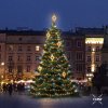 DECOLED Sada LED svetiel pre vianočné stromčeky vysoké 9-11 m, teplá biela s bleskom, dekory DZX1141WS3