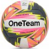 Lopta na plážový volejbal OneTeam HS Beach šedá/žltá/ružová veľkosť 5