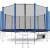 Aga SPORT PRO Trampolína 500 cm Blue + ochranná sieť + schodíky + vrecko na obuv