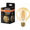 OSRAM okrúhla LED zlatá žiarovka E27 VINTAGE 7,2 W, teplá biela 4099854137860