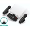 CONNECT IT Wireless Lavalier mikrofón Lightning konektor (2 ks + receiver) set ČIERNY
