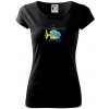 Vrtuľník rescue - Dámske tričko Pure - S ( Čierna )