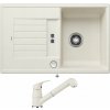 Blanco ZIA 45 S biela soft + excentrické ovládanie + Blanco DARAS-S biela soft 526937