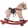 Llopis Hojdací kôň béžový + kolieska (lop519)