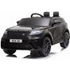 mamido Detské elektrické autíčko Range Rover lakované čierne