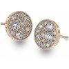 Strieborné náušnice HOT DIAMONDS Emozioni Scintilla Rose Gold DE457