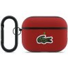 Puzdro Lacoste Petit Pique Croc Logo Patch pre AirPods Pro 3 Red