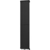 MEXEN - Kansas vykurovací rebrík/radiátor 1800 x 420 mm, 1441 W, čierny W204-1800-420-00-70