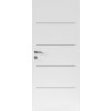 Naturel Interiérové dvere Ibiza alu pravé 70 cm biele IBIZAALUCPLB70P
