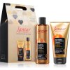 Farmona Jantar Farmona Jantar Amber Essence revitalizačný šampón pre blond a šedivé vlasy 300 ml + Farmona Jantar Lamination gél pre nepoddajné a krepovité vlasy 150 ml kozmetická sada